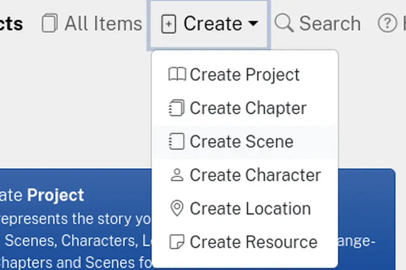 create section