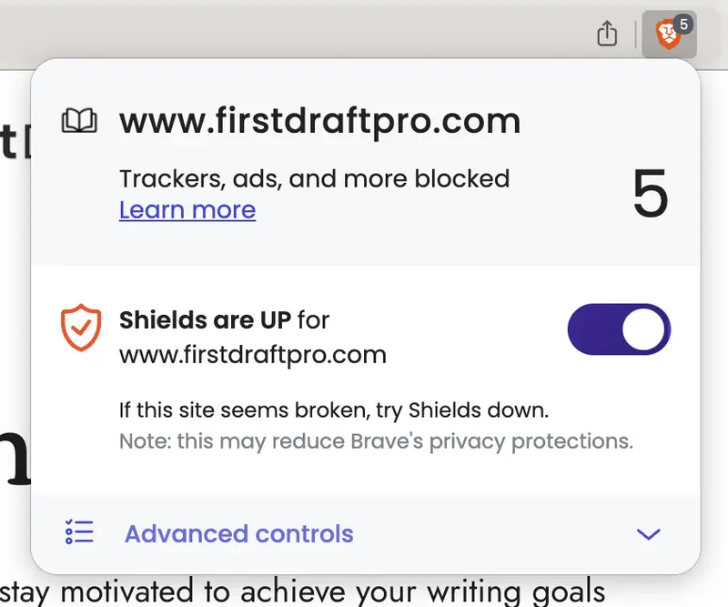 First Draft Pro privacy report