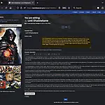 Simplified editing screen