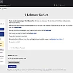 Account screen
