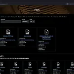 Files page screenshot