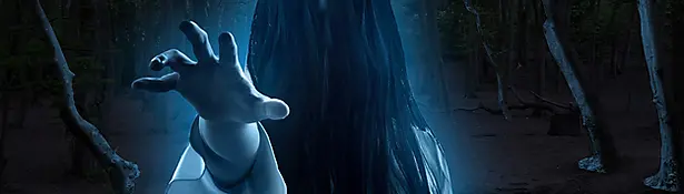 Spooky ghost girl