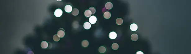 Dark Christmas tree