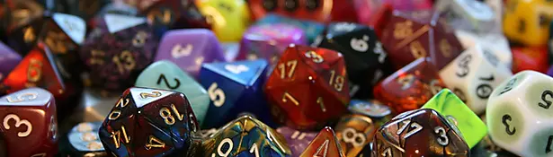 Dice, often used in Tabletop RPG