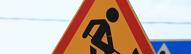 A Work Sign